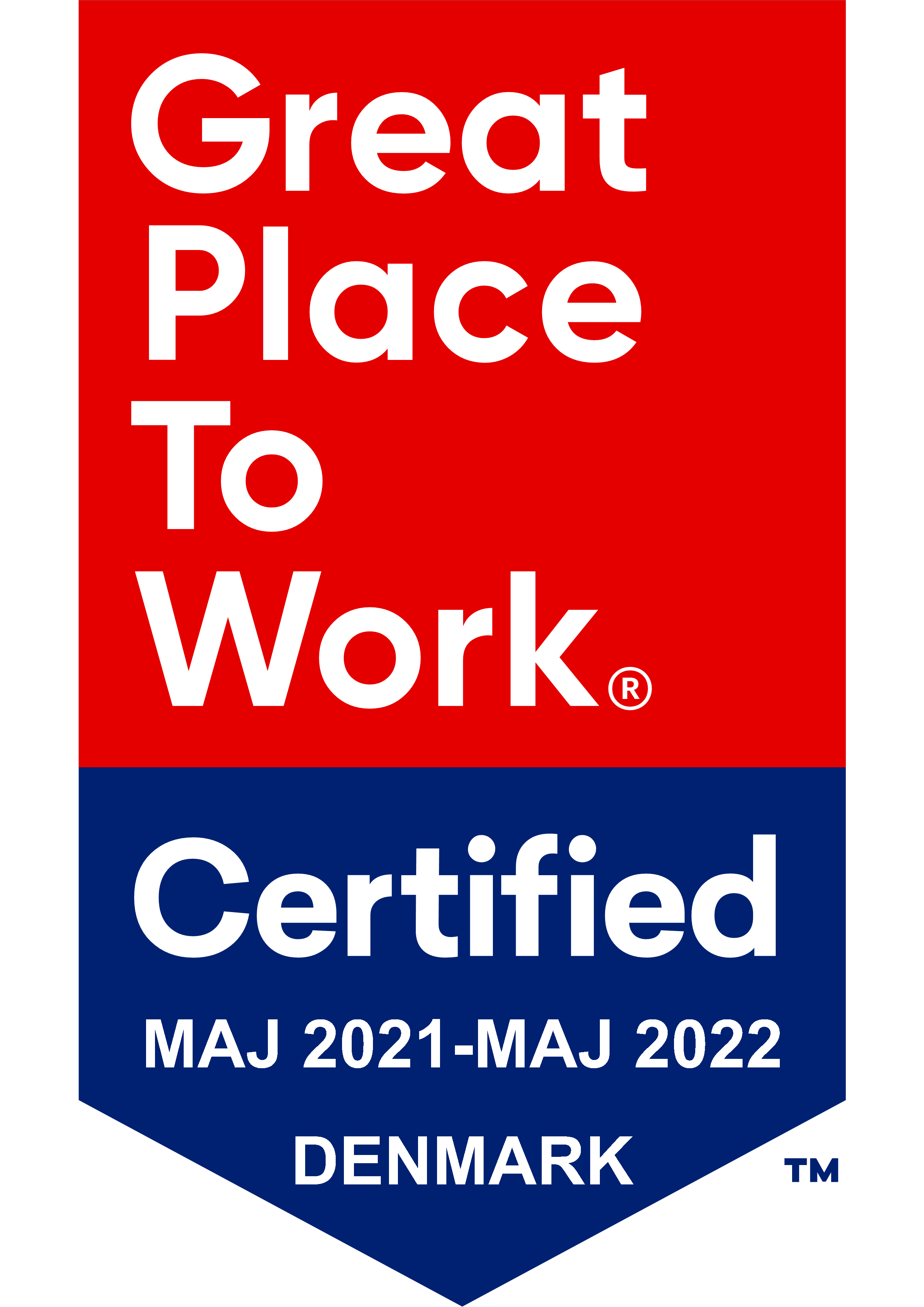 Great Place to Work certificate